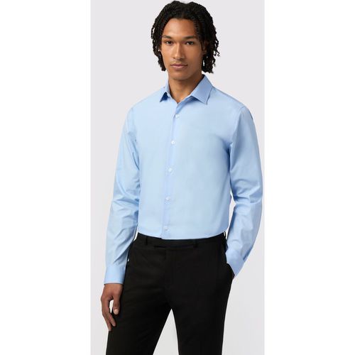 Slim Fit Poplin Single Cuff Regular Collar Shirt