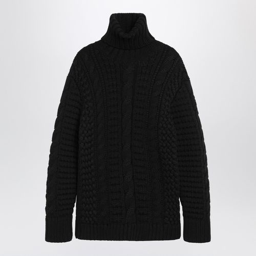 Moncler X Edward Enninful Black Wool Turtleneck Sweater