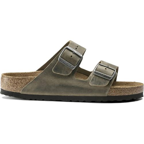 Birkenstock Arizona Sfb Faded Khaki, Oiled Leather