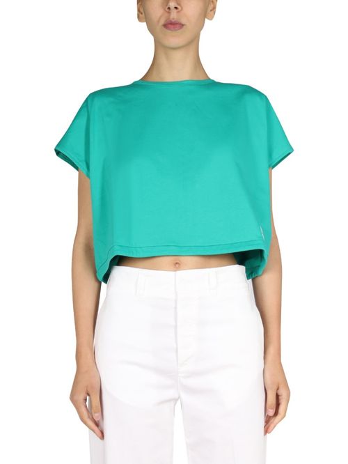 Green Solid Round Neck T-Shirt