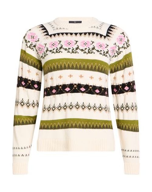 Use Woman Sweater Cream Size L Virgin Wool, Nylon, Alpaca wool, Elastane