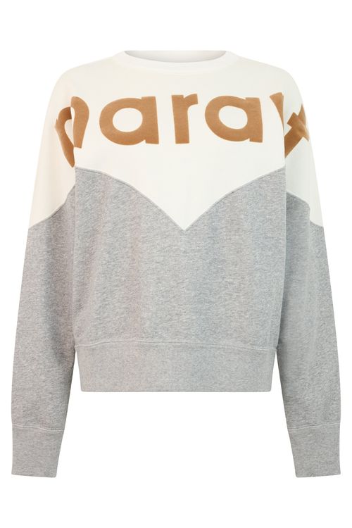 Stylized Logo Text Pullover Sweater
