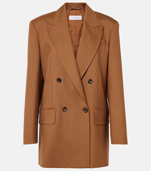 Palanca wool and silk-blend blazer