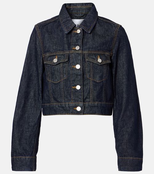 Cropped denim jacket
