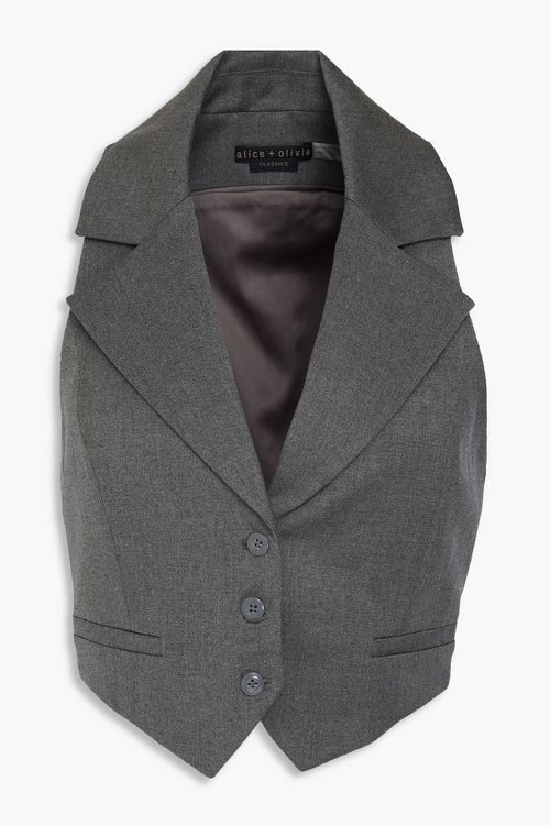 Alice Olivia - Donna cropped twill vest