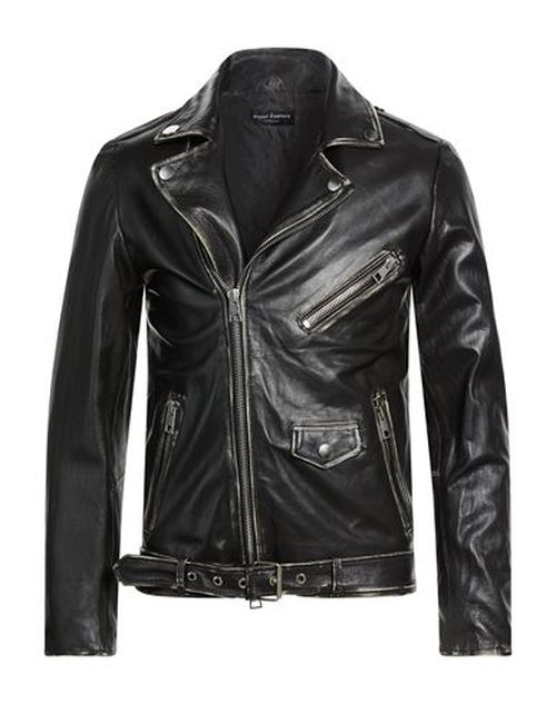 Man Jacket Black Size XL Leather
