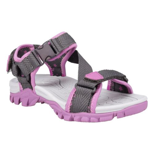 GIRLS RIVER SANDAL - BLACK/PURPLE 4 - Online Only:- 4K