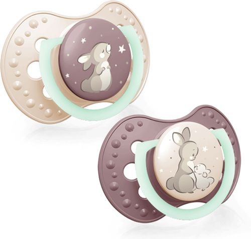 LOVI NIGHT&DAY baby pacifier 18 m+ 2 pieces