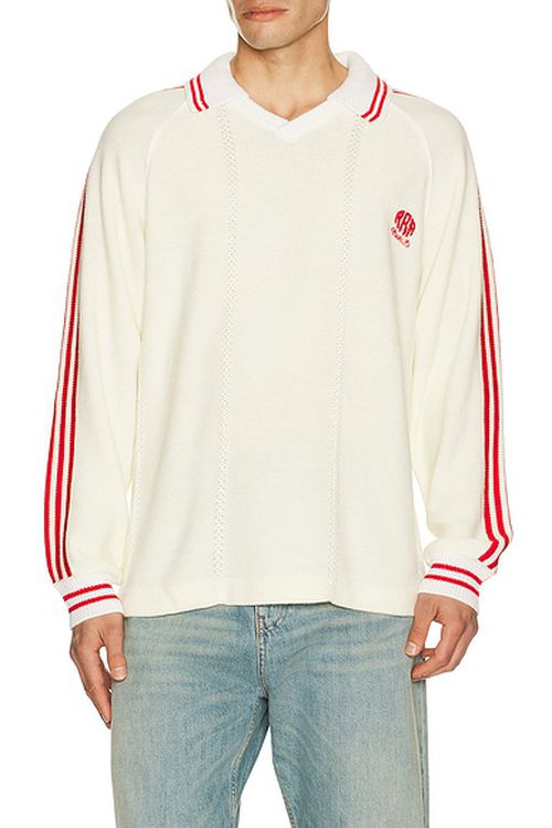 Rice nine ten Knitting Soccer Jersey in Off White - White. 1 also