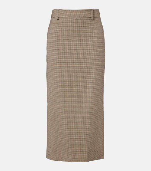 Alrose houndstooth midi skirt