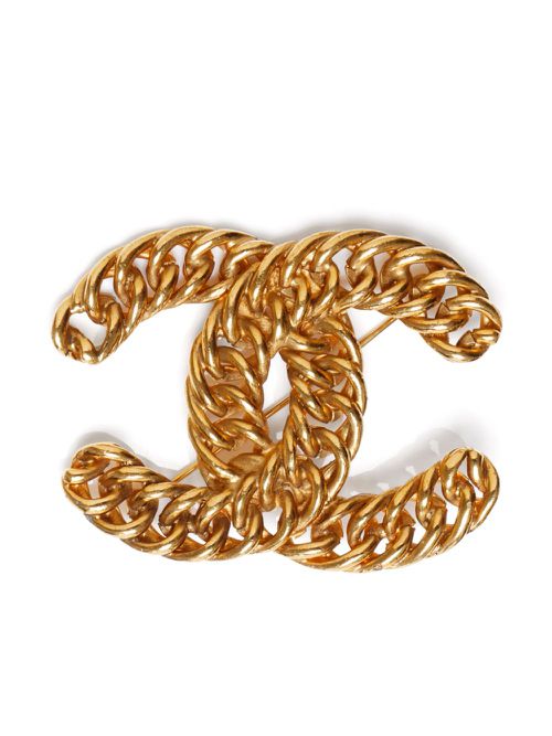 CHANEL Pre-Owned 여성 1990s CC brooch - Gold FF8464