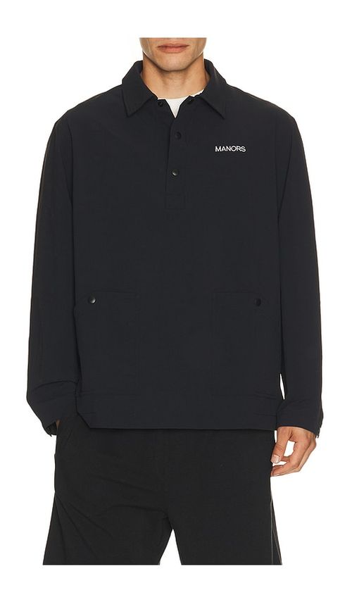 Manors Golf Recycled Greenskeeper Jacket in Black. S. Also in M, L, XL/1X