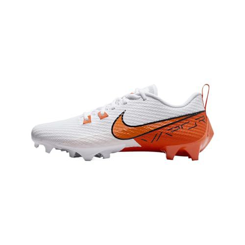 Nike Vapor Edge Speed 360 2 Men's Football Cleats (FQ4045-100, White/Black/Brilliant Orange)