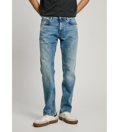 Pepe Jeans for man. PM207393NC5 Straight fit jeans Cash blue (34/32), Casual, Cotton, Denim, Sustainable