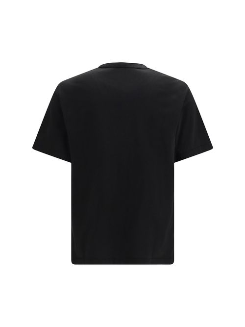Jumping Tiger Embroidered T-Shirt — Black