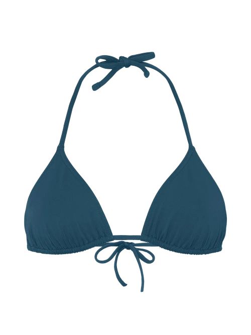 Mouna Bikini Top — Teal