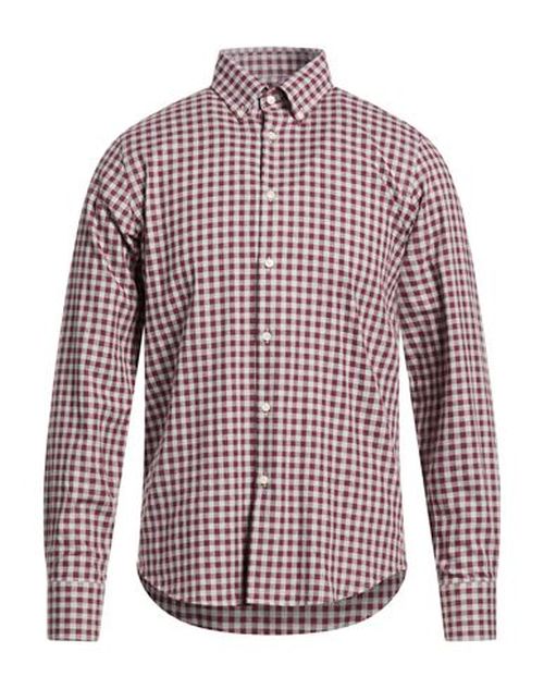 Man Shirt Garnet Size 15 ½ Cotton