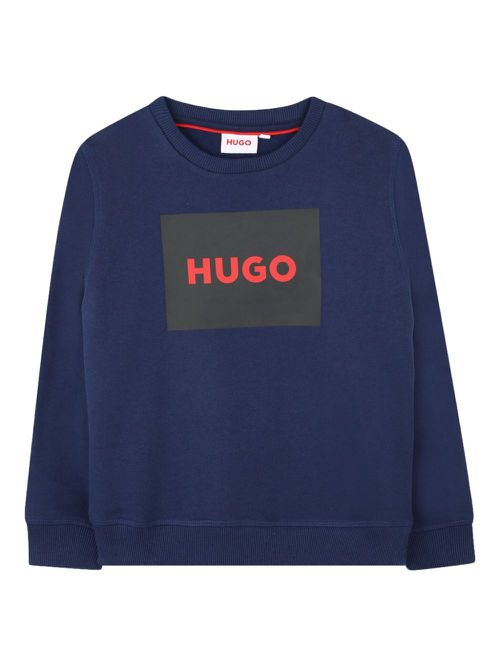 Logo-print sweatshirt - Blue