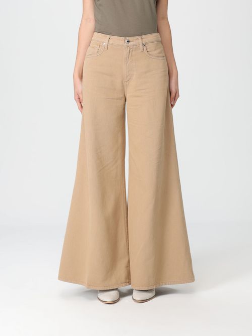 Pants Woman color Beige
