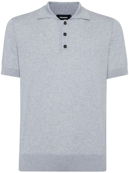 D2 polo shirt - Grey