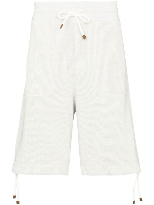 Drawstring track shorts - Grey