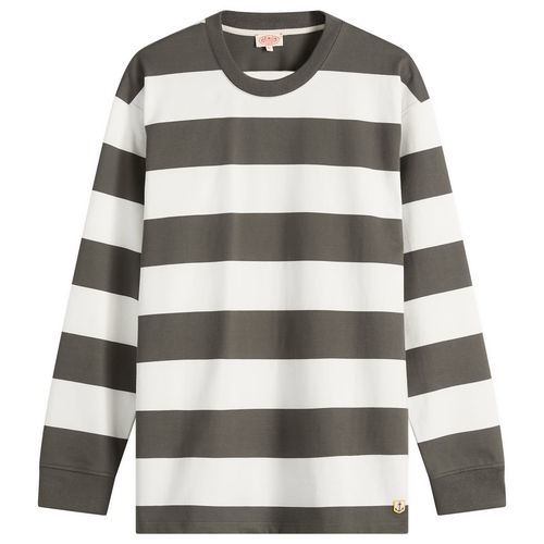 Men's Long Sleeve Wide Stripe T-Shirt Chimera/Milk