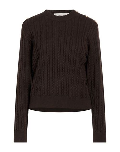 Woman Sweater Chocolate brown Size M Virgin Wool, Polyamide