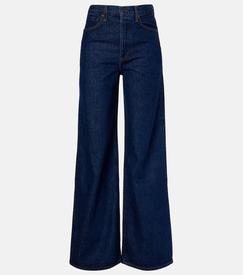 Dame high-rise wide-leg jeans