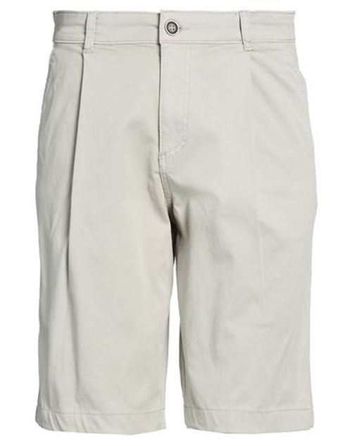 Pants Studio Man Shorts & Bermuda Shorts Sage green Size 31 Cotton, Elastane