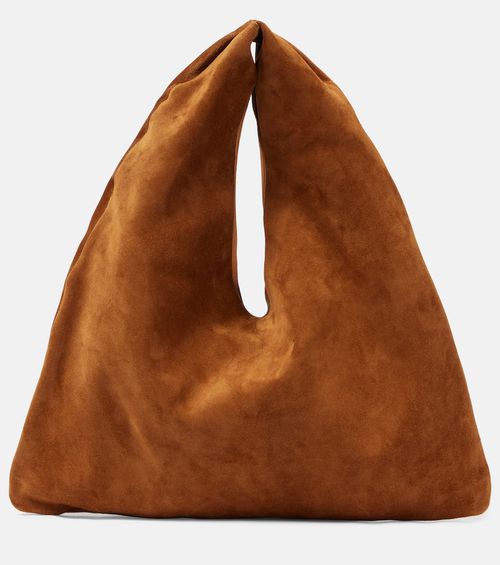 Bindle Small suede tote bag