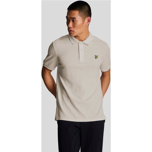 Lyle & Scott Mens Milano Polo Shirt - Cove - Beige Cotton - Size 2XL