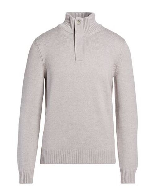 Man Turtleneck Light grey Size 38 Virgin Wool