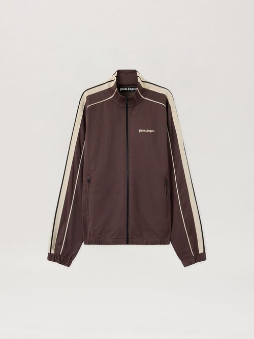Classic Logo Vintage Track Jacket Man  Brown Off White