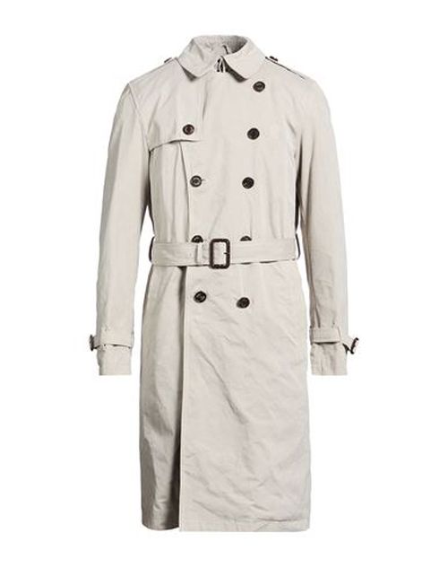Man Overcoat & Trench Coat Beige Size 40 Cotton, Polyester, Polyamide