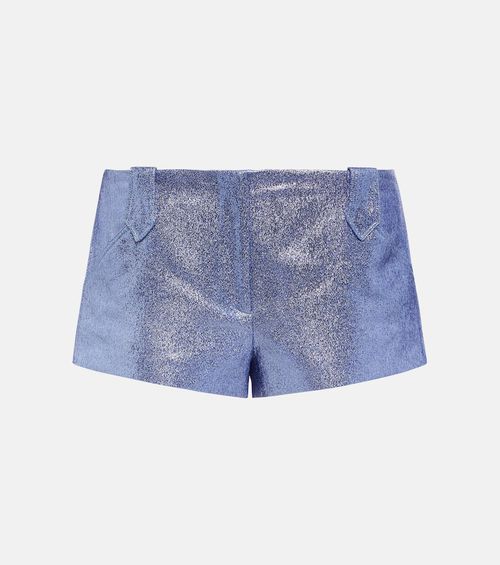 Iridescent sablé shorts