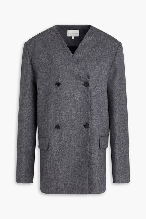 Ildulara wool-blend felt blazer - Gray - L