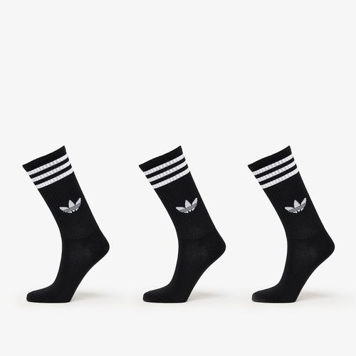 Adidas 3-Stripes High Crew Socks 3-Pack Black/ Lucid Red/ Lucid Blue