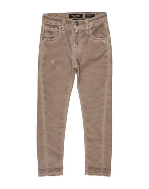 Patriòt Kid Girl Jeans Khaki Size 10 Cotton, Elastane