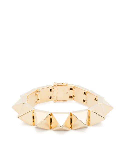 Large Pyramid bracelet - Gold