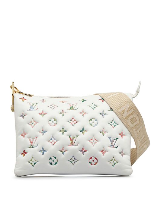 Pre-owned Monogram Garden Coussin PM bag - White