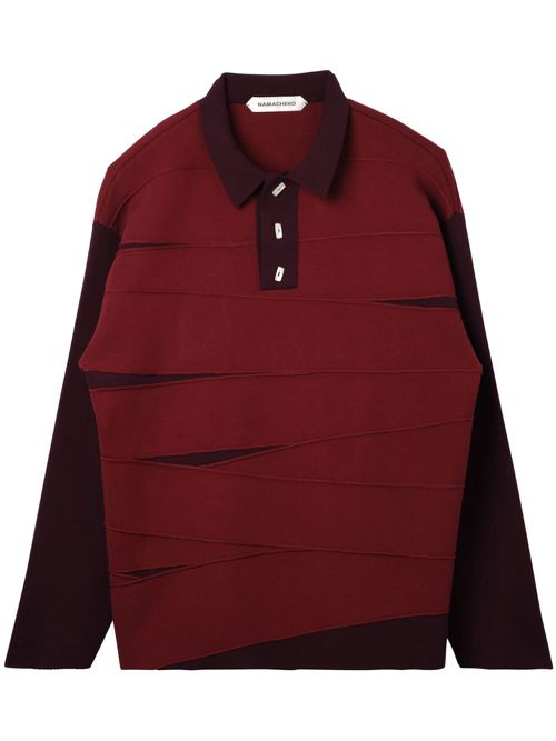 Syl Bandage polo shirt - Red