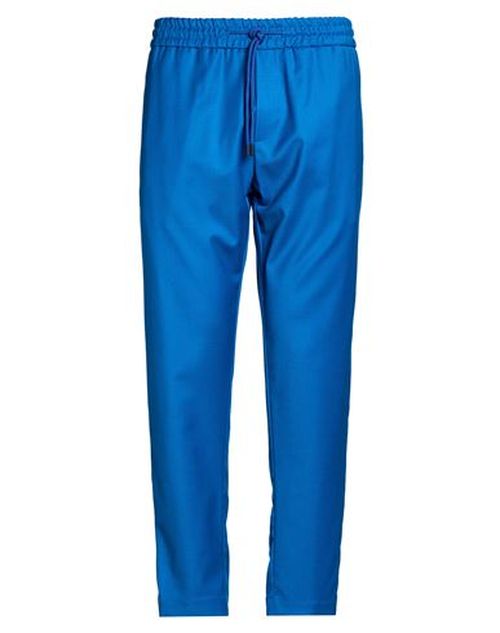 Man Pants Blue Size 32 Virgin Wool, Elastane