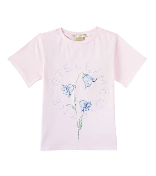 Stella McCartney Kids Printed cotton jersey T-shirt