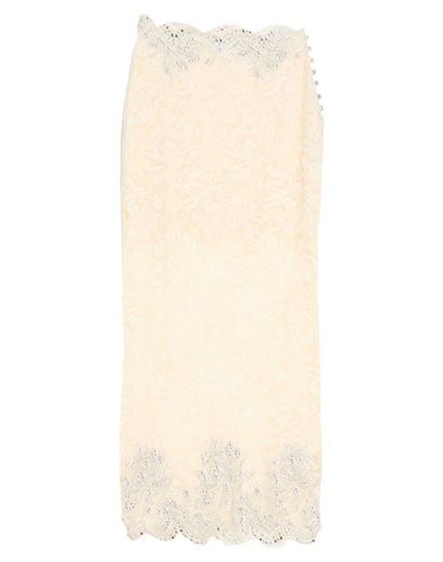Woman Midi skirt Ivory Size 6 Polyamide, Elastane