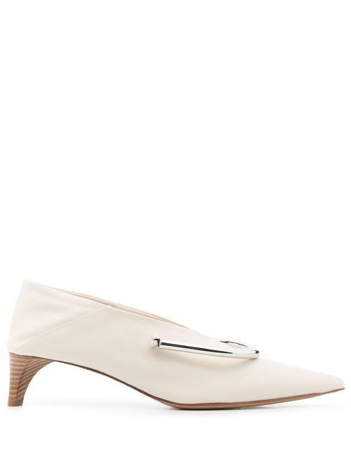 Pointed-toe 450mm pumps - Neutrals