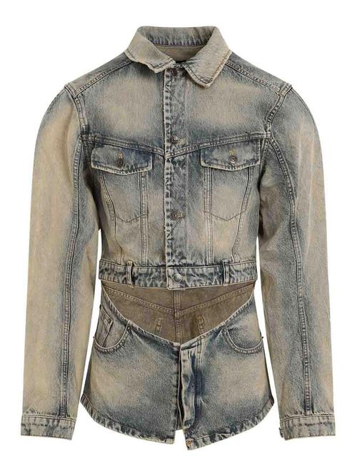 Cutout Denim Jacket