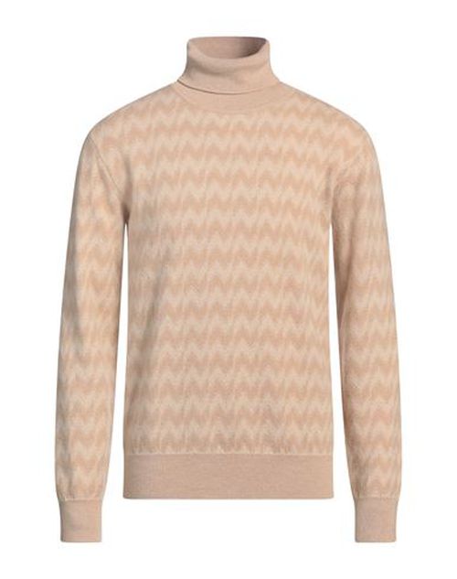 Missoni Man Turtleneck Beige Size M Wool, Cashmere