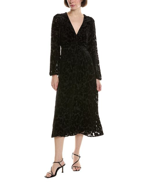 Wynnter Silk-Blend Midi Dress