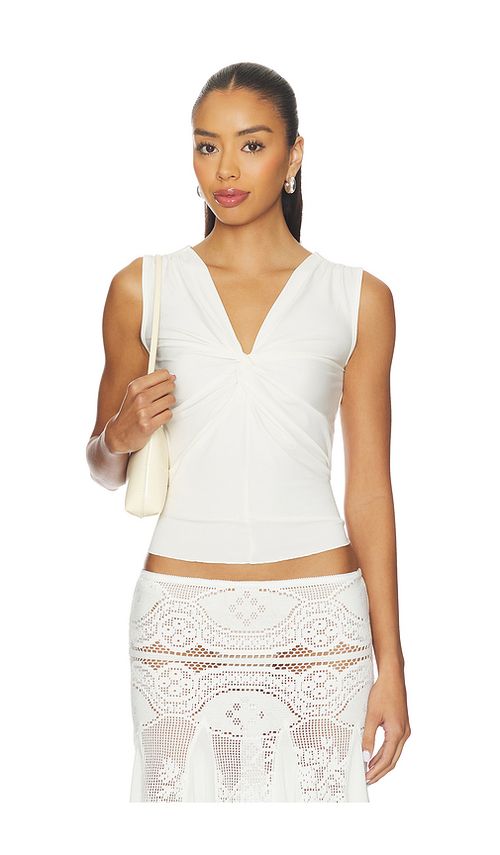 With Jean Silvie Top in White. XXS also in L, M