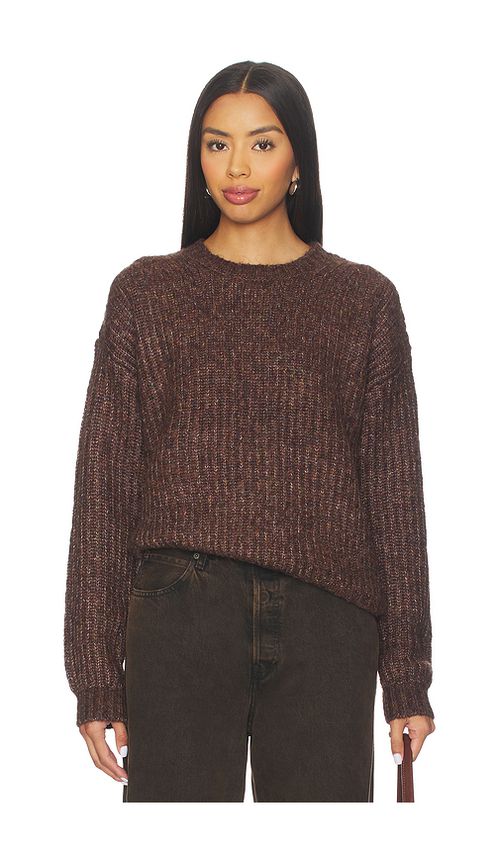 ASTR the Label Archer Sweater in Brown Multi. XL also in L, M